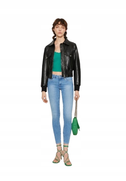 Pepe Jeans Modré Kalhoty Na Zip S Dlouhými Úzké Nohavice 28/30 1Z7