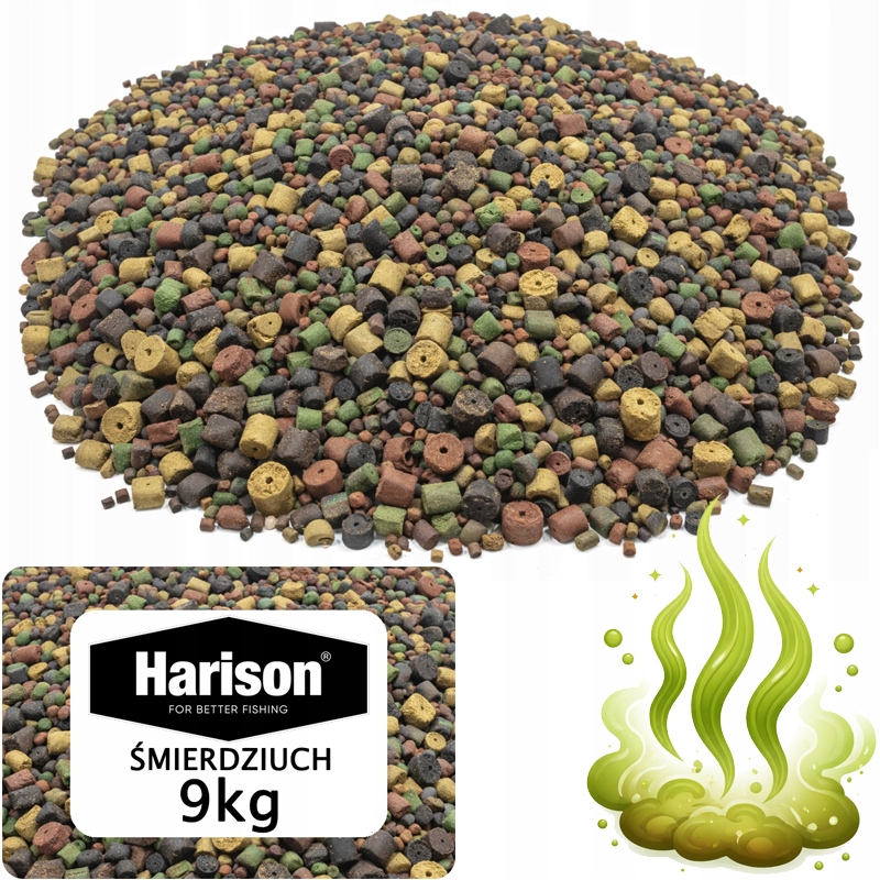 9kg mix Pellet Zanętowy Wędkarski karp Harison 6-18mm Stinky śmierdziuch