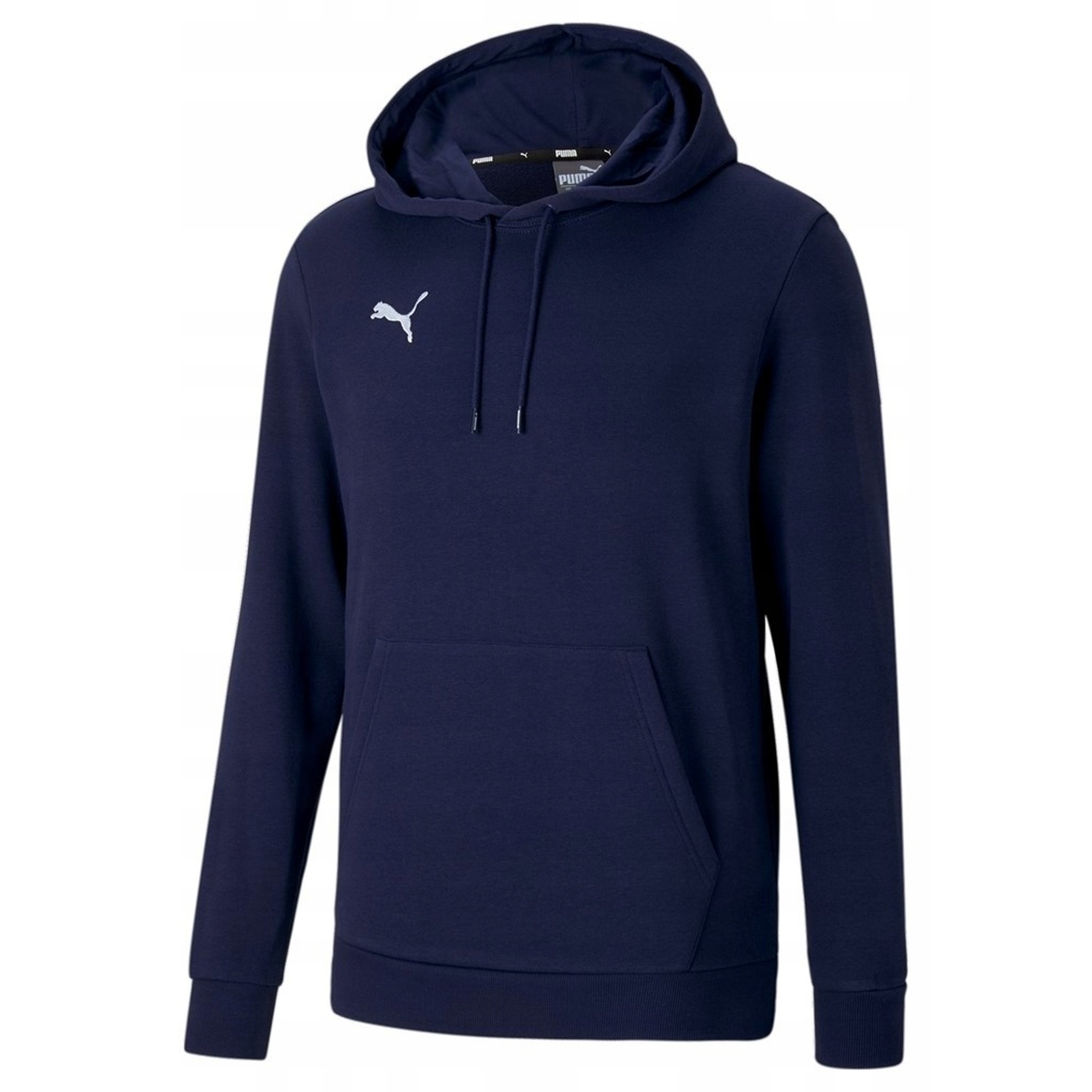 Sportovní mikina klokanka s kapucí pánská Puma vel. S, modrá, bavlněná