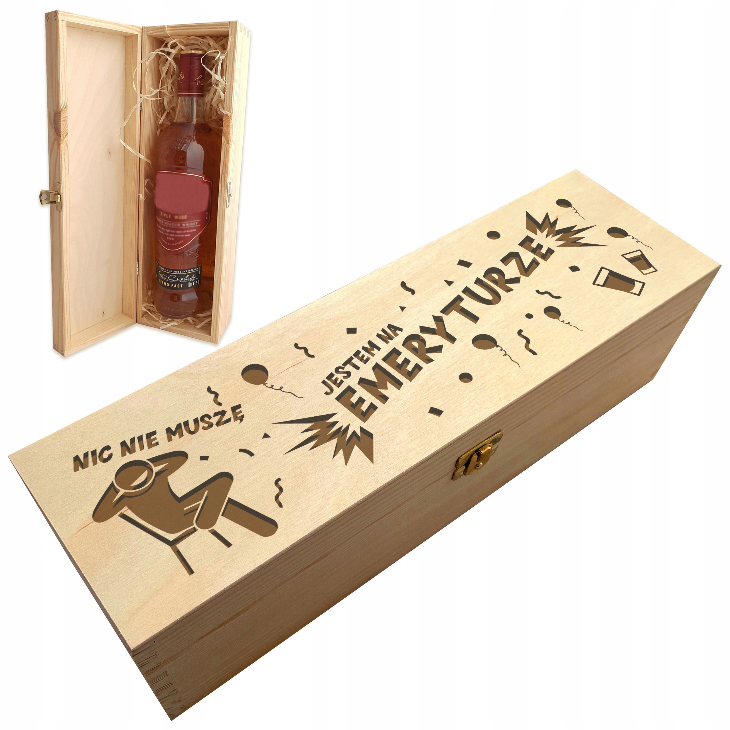 

Pudełko alkohol Na Emeryturę skrzynka