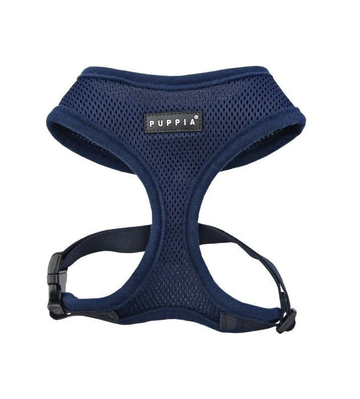 Levně postroj pro psa nebo kočku Puppia soft Navy M