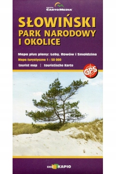 Słowiński Park Narodowy mapa turystyczna 1:50 000