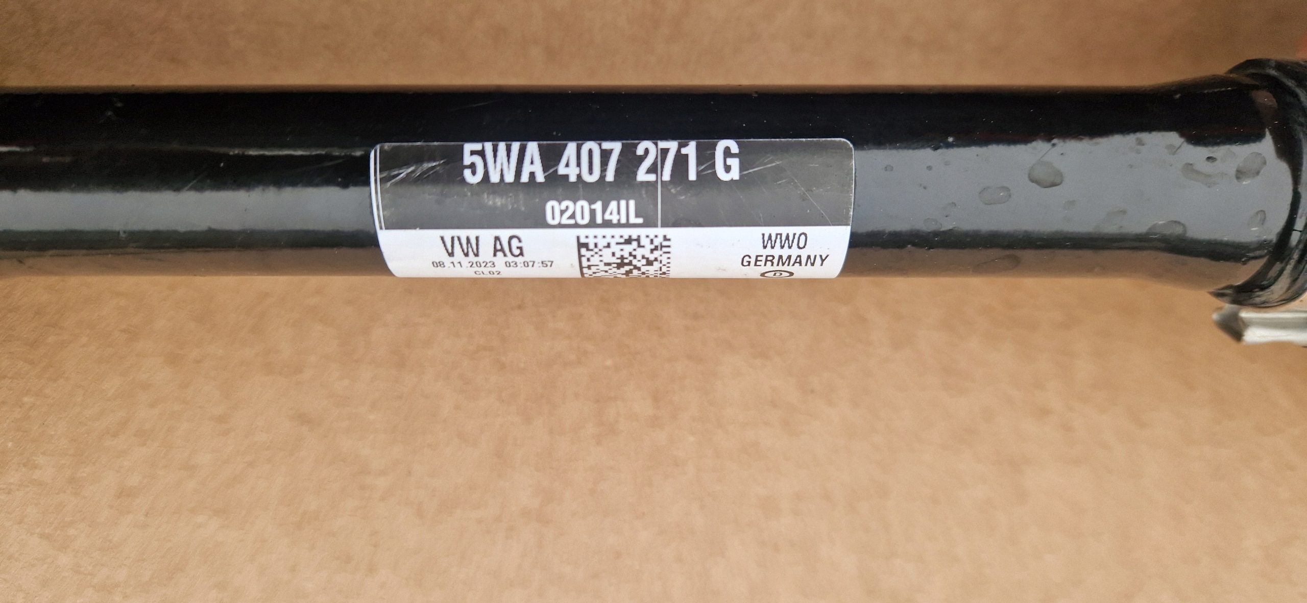 semi-axis VW AUDI SKODA 5WA407271G left original as new