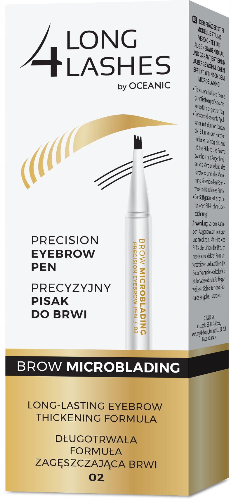 

LONG4LASHES Precyzyjny pisak do brwi 02 dark brown