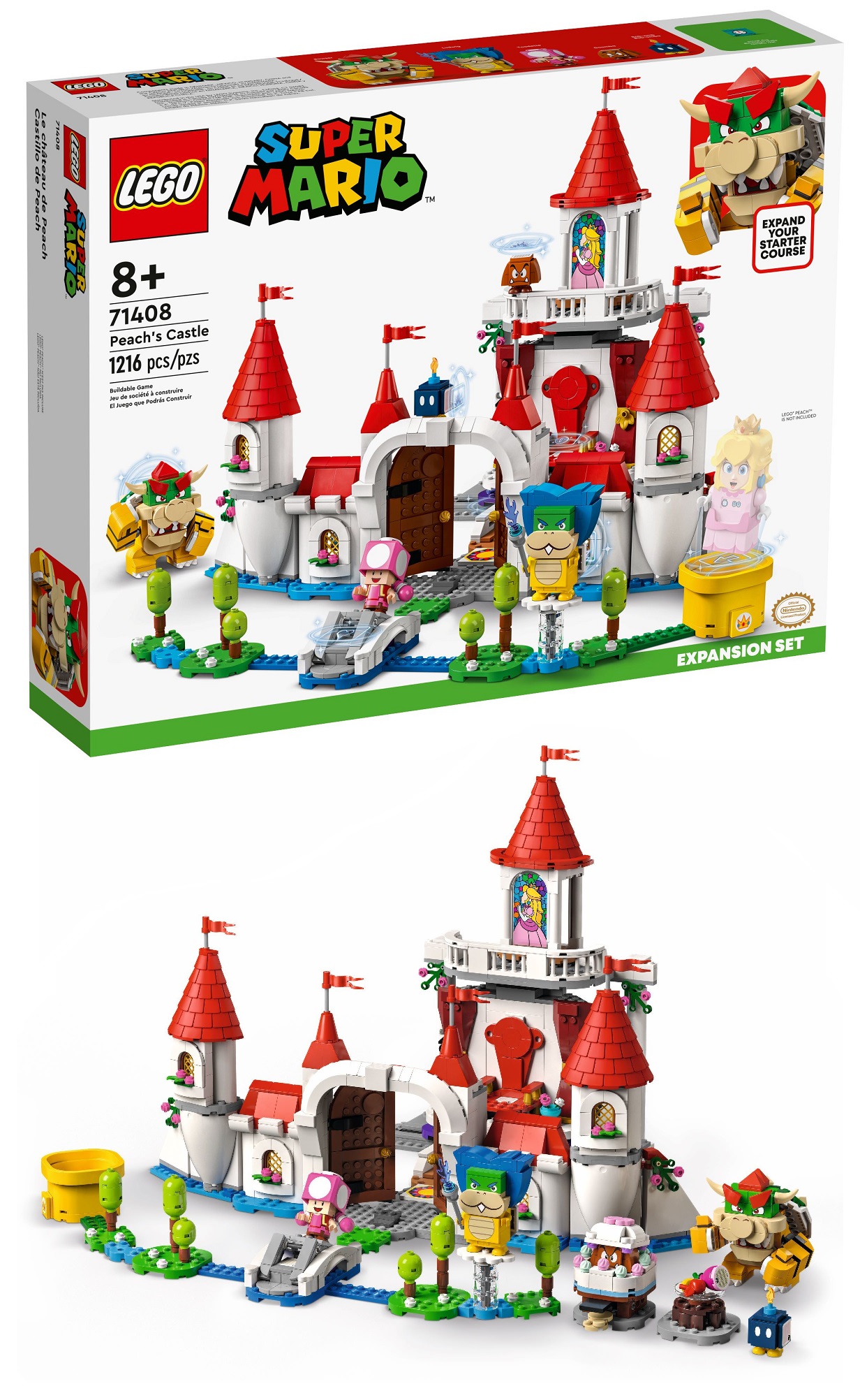 LEGO Super Mario Zamek Peach - Rozszerzenie 71408