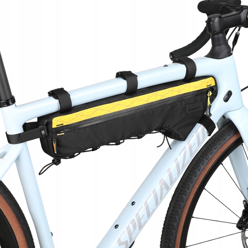 Rhinowalk Torba Rowerowa Na Ramę Wodoodporna Lekka Sakwa Do Ramy 2,4L Długa