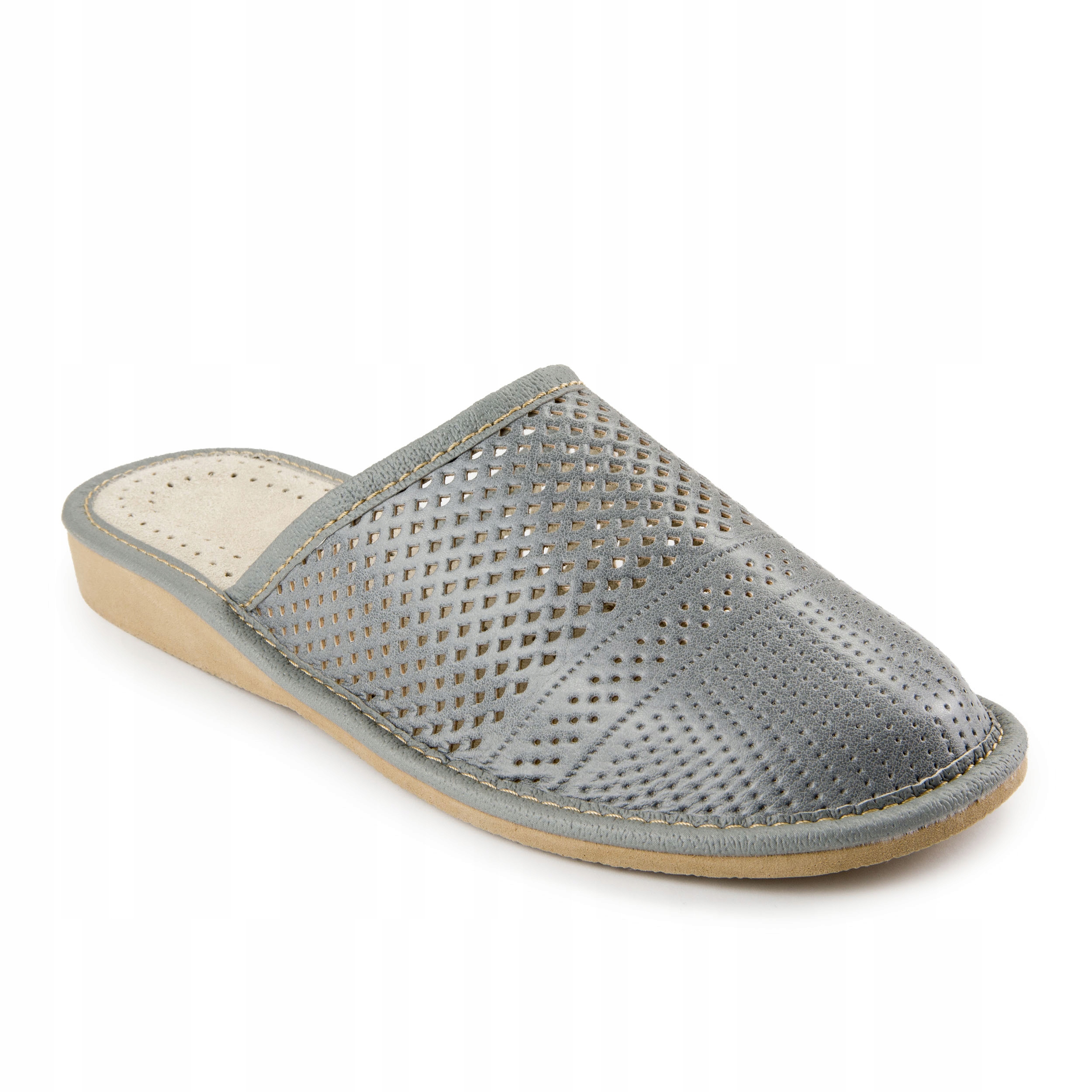 KAPCIE DAMSKIE SKORZANE LACZKI DOMOWE PANTOFLE EAN (GTIN) 5901698558130