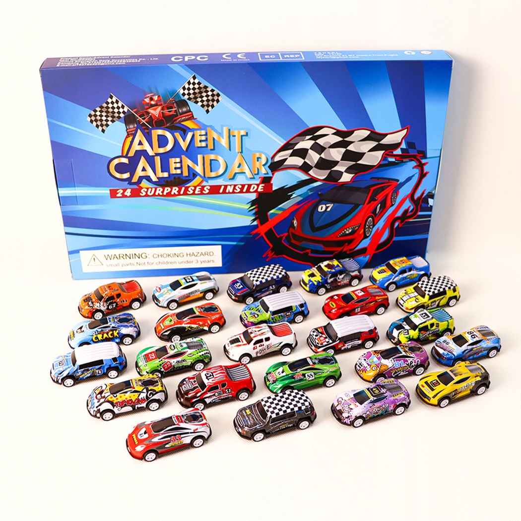 Адвент-календарь Mini Racers, 24 инерционные машинки — фото 4