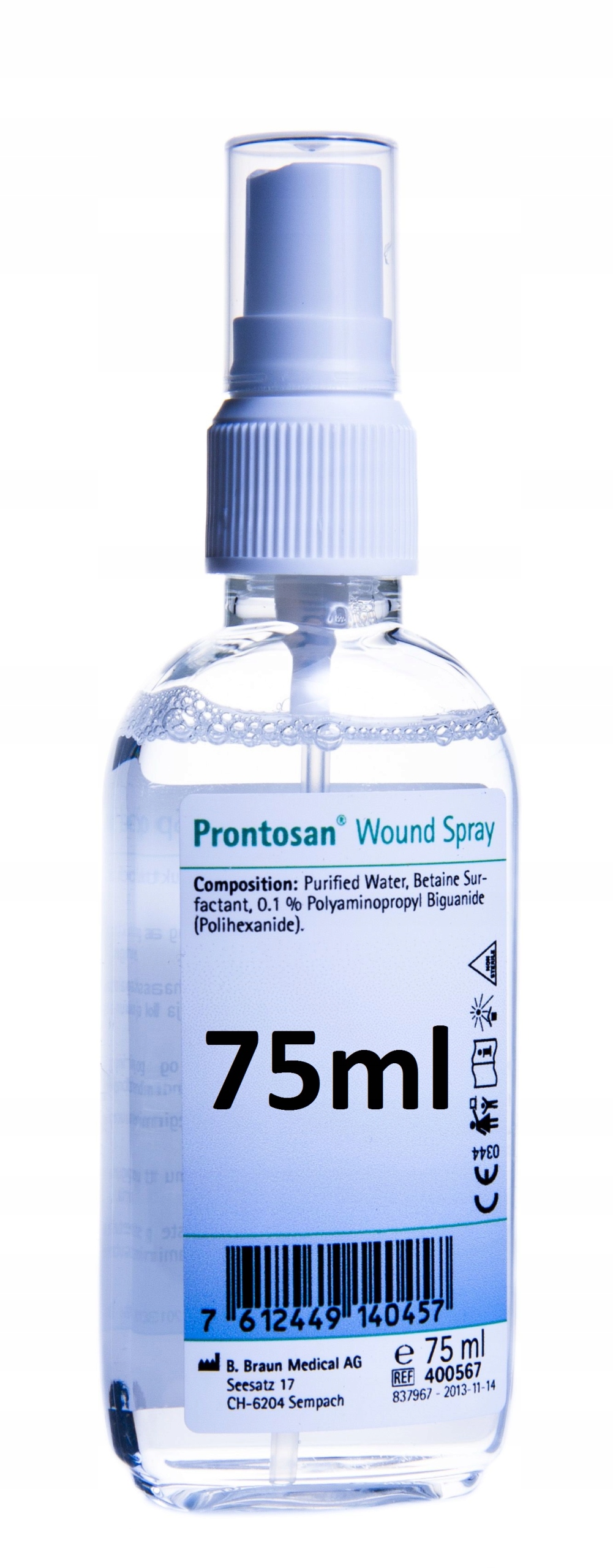 

Prontosan aerozol na rany 75ml ból, Azs, oparzenia