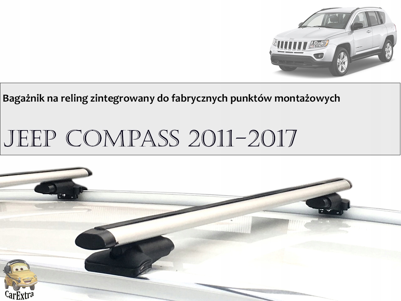 Strešný nosič Jeep Compass 2011- 17