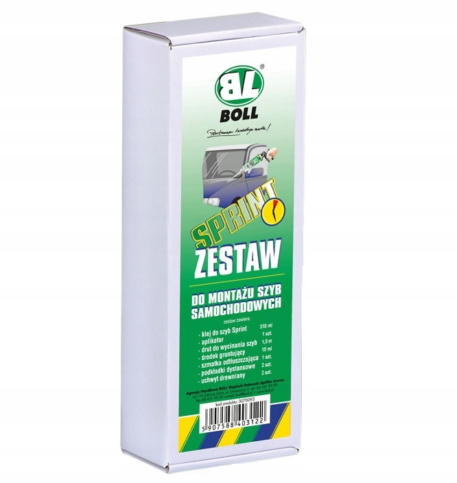 

Boll zestaw do montażu szyb samochodowych Sprint