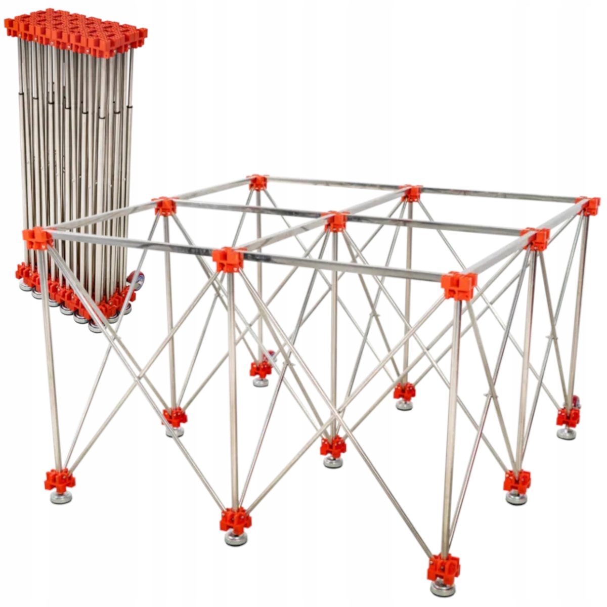 Lekki Składany Stół Roboczy Do Płyt 120x120cm Do 700KG Rubi Rubi 28918
