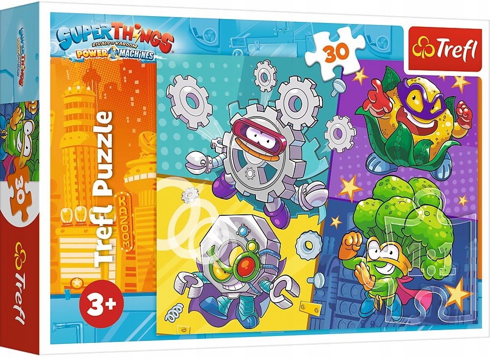 

Puzzle 30 el. Superbohaterowie Things Trefl