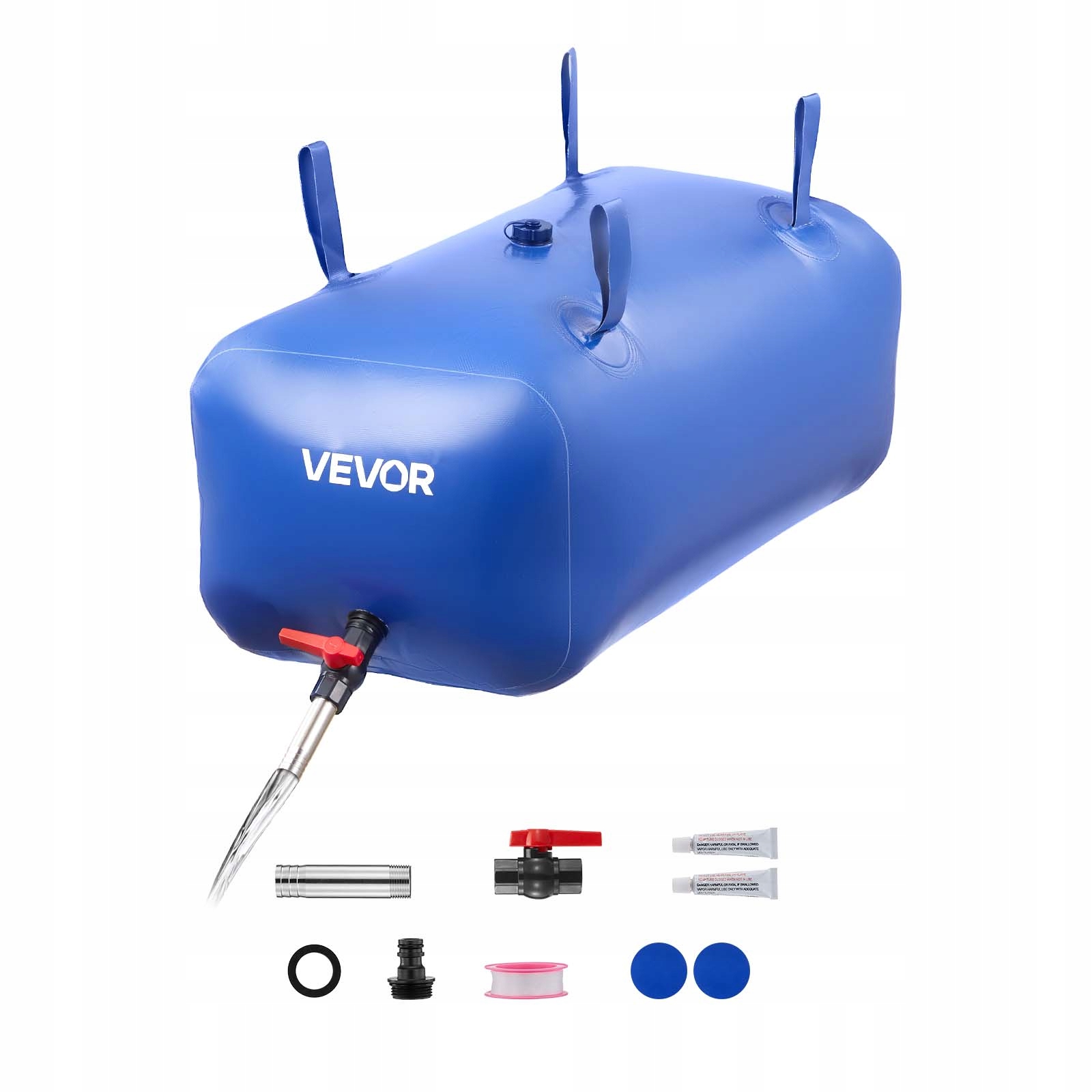 Vevor Vak Na Skladování Vody 113 L Dvouvrstvý Pvc, Pevný A Skládací
