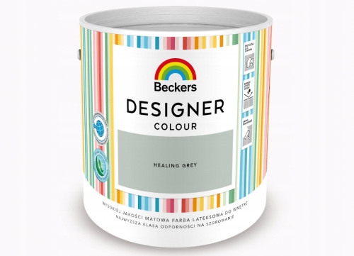 Farba lateksowa Designer Colour Healing Grey 2,5 L BECKERS