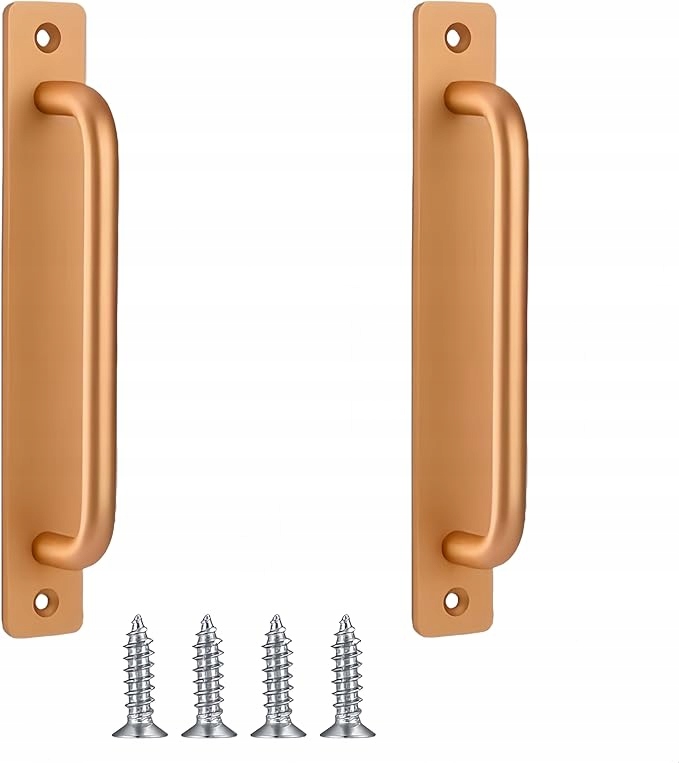 2 kusy nábytkových úchytek Klika na dveře 147 mm, růžové zlato