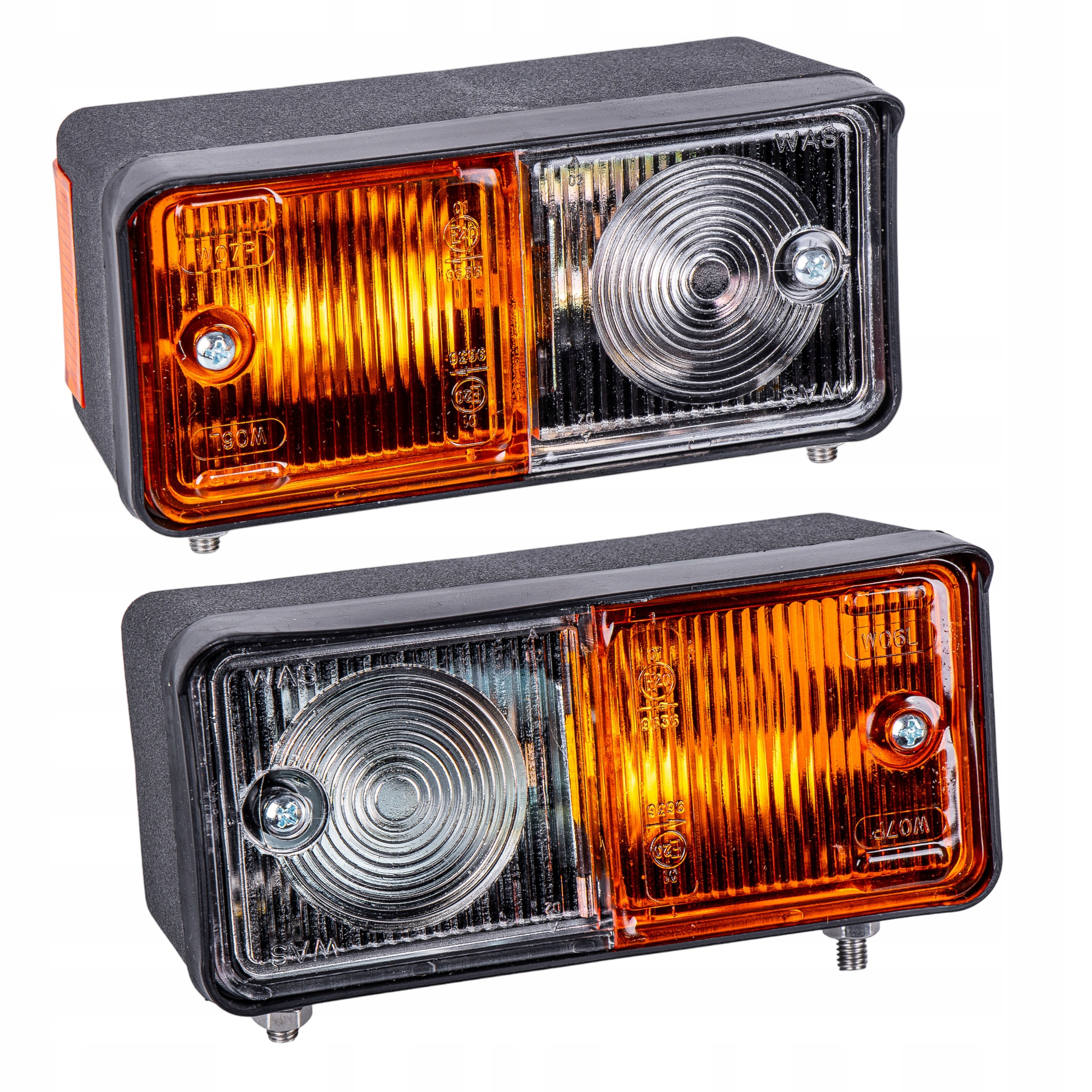 Lampy Ursus C-360 przód + tył WAŚ POLSKA komplet z podświetleniem tablicy Producent części WAS