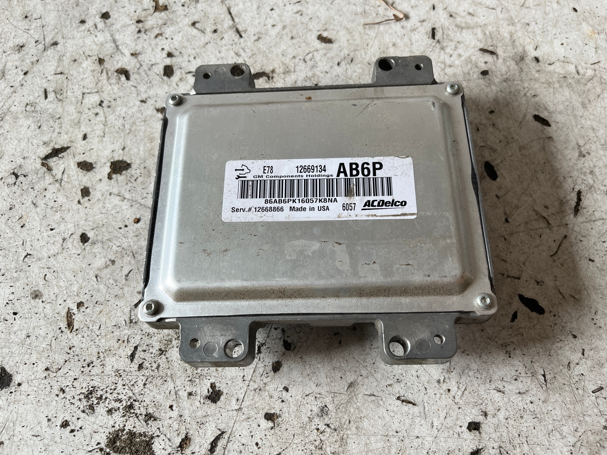 OPEL CORSA E computer Centralina ECU Motore 12669134 AB6P E78 1.4