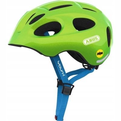 Cyklistická přilba Abus Youn-I Mips S 48-54 sparkling zelená