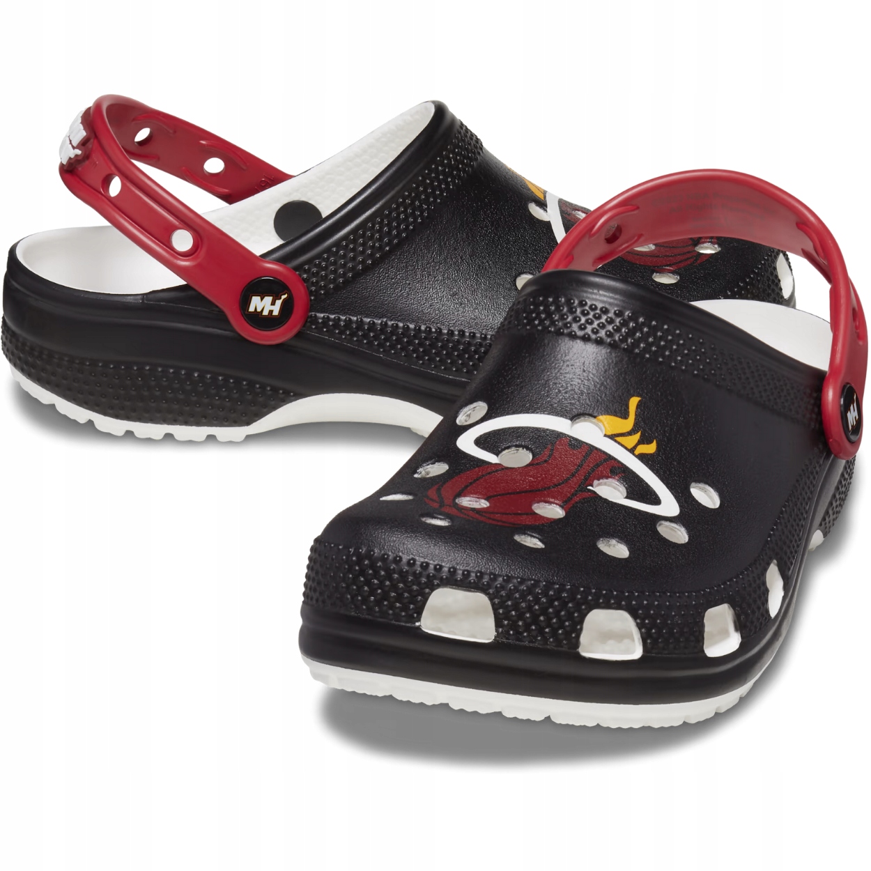 Crocs Nba Miami Heat Classic Pánské Sportovní Nazouváky Pohodlné Boty vel. 42-43