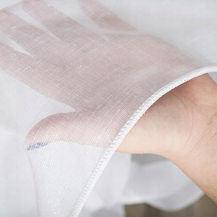 

Firana na metry szron biały 330 z obciążnikiem