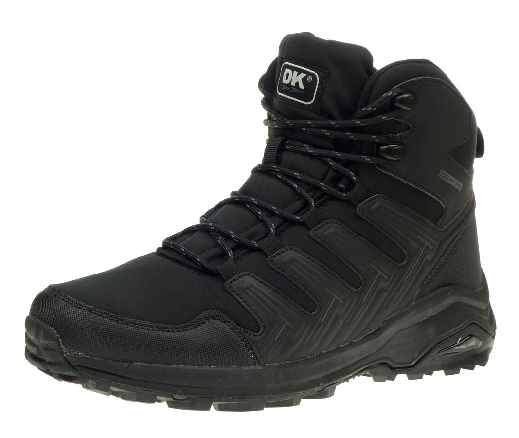 Buty Trekkingowe Dk Forest High Wysokie Aqua SoftShell Taktyczne Black 45