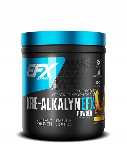 Efx Sports Kreatin Kre-Alkalyn Efx Powder Mango prášek 220 g