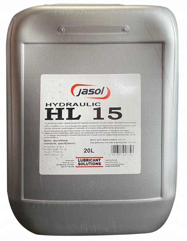 OLEJ HYDRAULICZNY HL 15 20 L