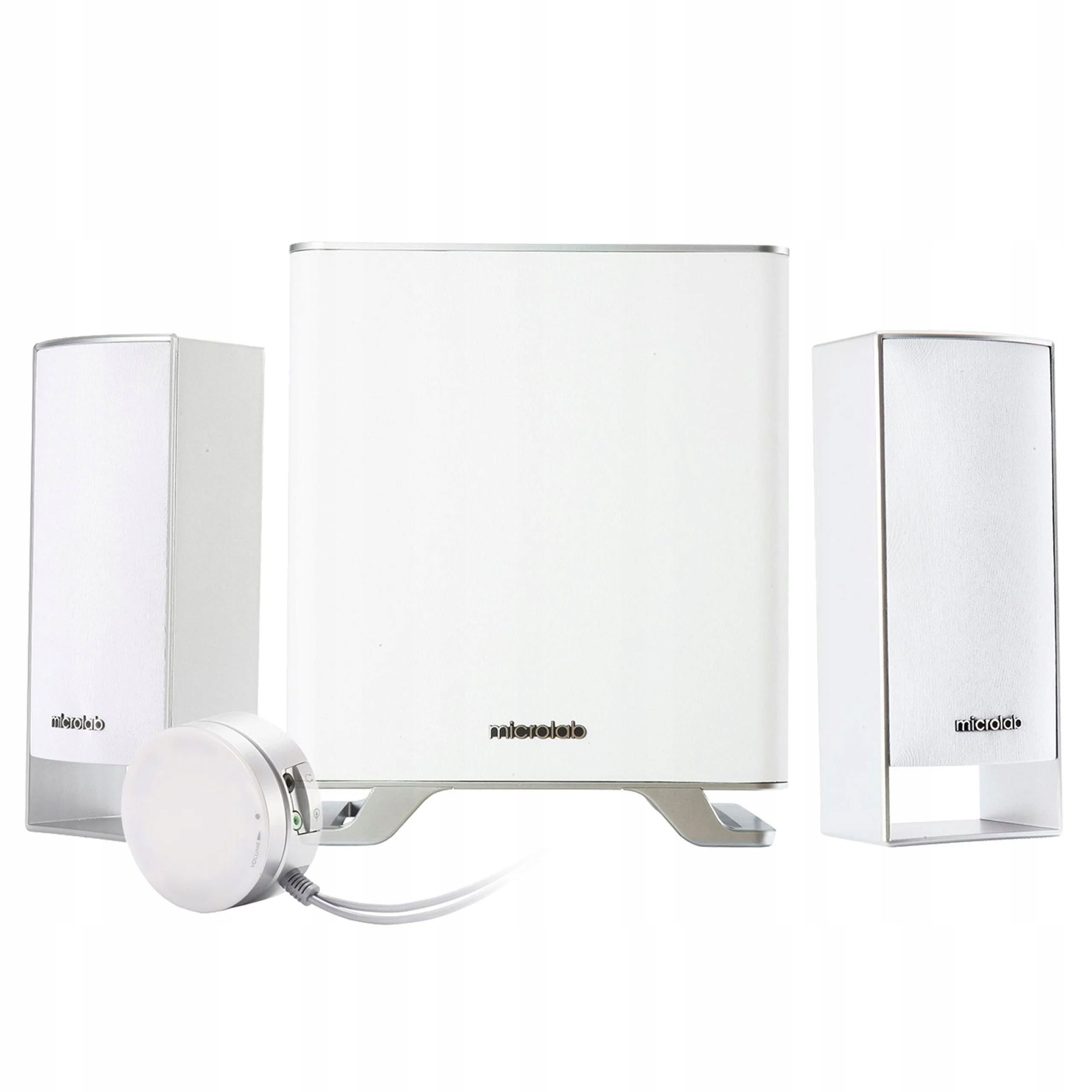 Microlab M-600BT Zestaw Głośników Komputerowych 2.1 Z Bluetooth Biały