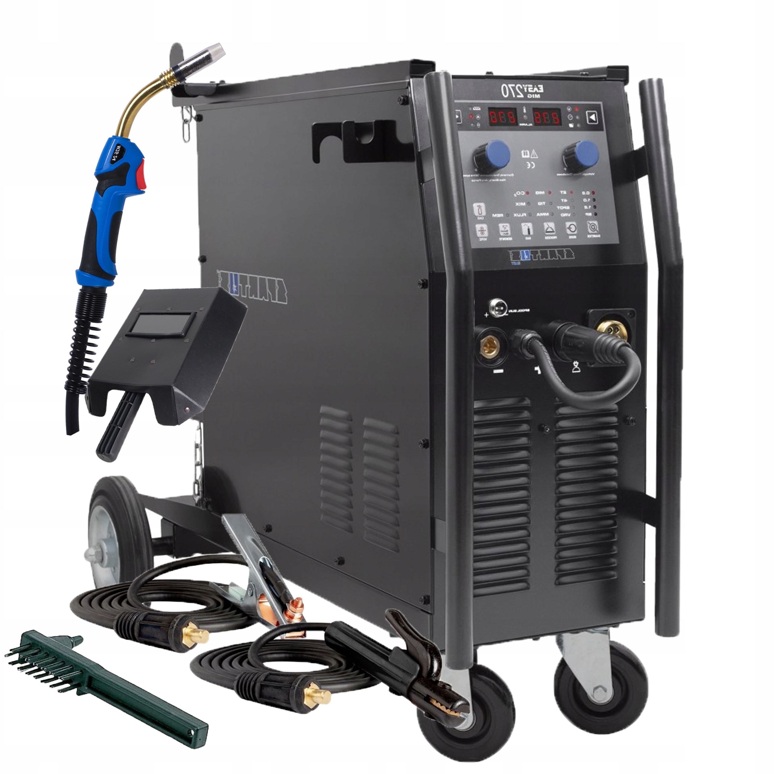 Spawarka Migomat Spartus EasyMIG 270 250A Mig Tig Mma 3W1 Synergia Zestaw