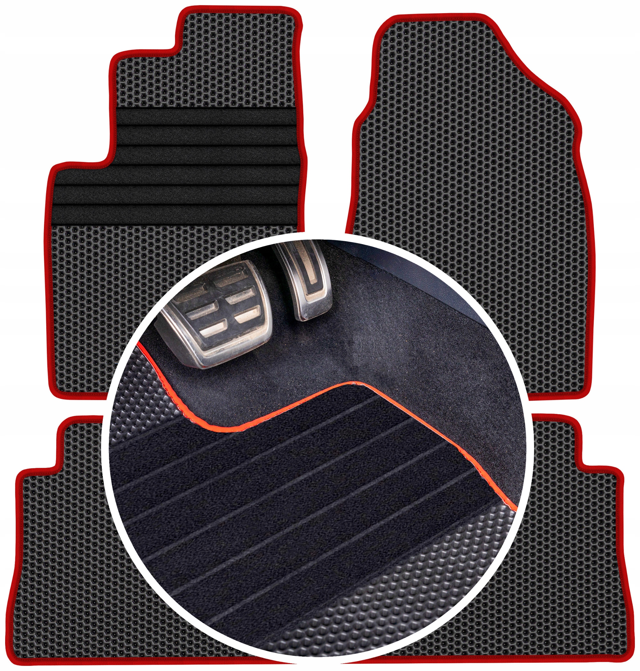 Chevrolet Captiva 5os 06-10 Gumové rohože Eva Eternity Plastry Medu