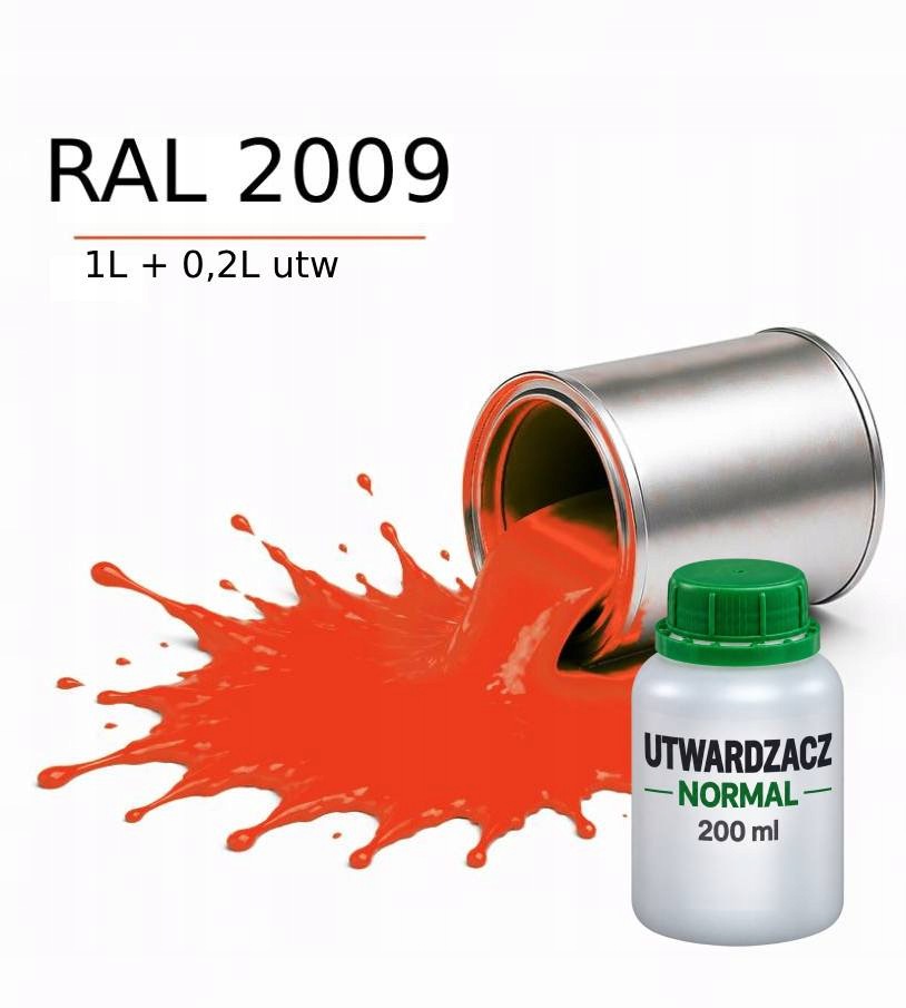 Valspar Ral 2009 Barva Dtm Základní Nátěr Polyuretanová 2K Polomat 1L Utw. 0