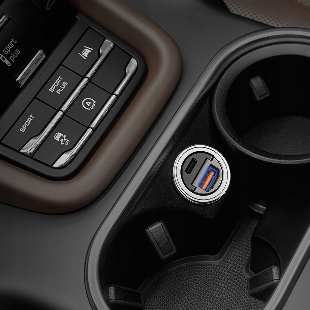 Aukey Ładowarka samochodowa USB-A i USB-C, PD 30W Kod producenta CC-A3-BK