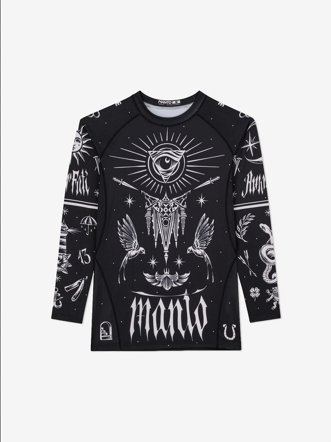 Manto Rashguard Rash Longsleeve amor fati czarny M