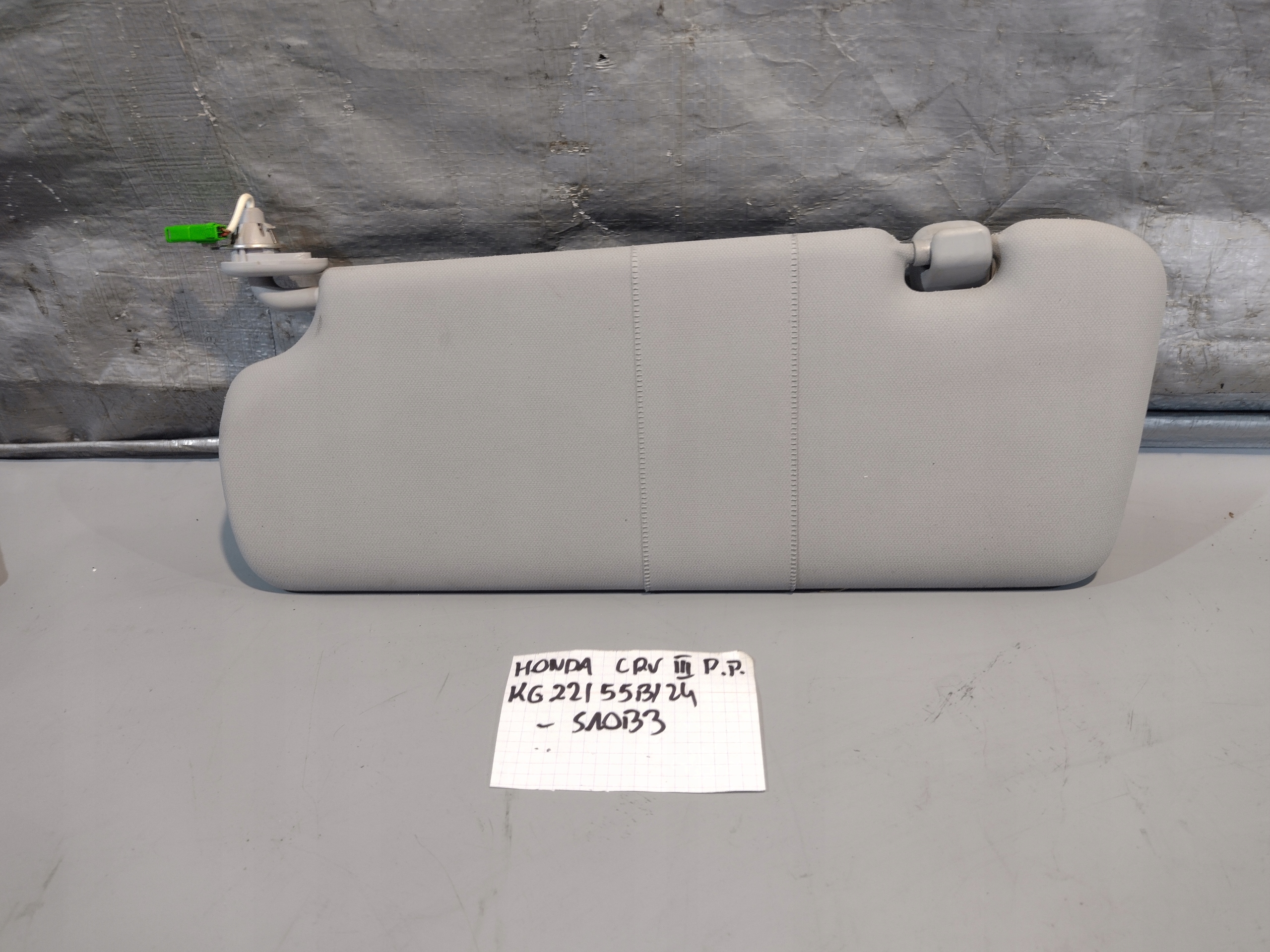 visor cover przeciwsloneczna right Honda CR-V III 3