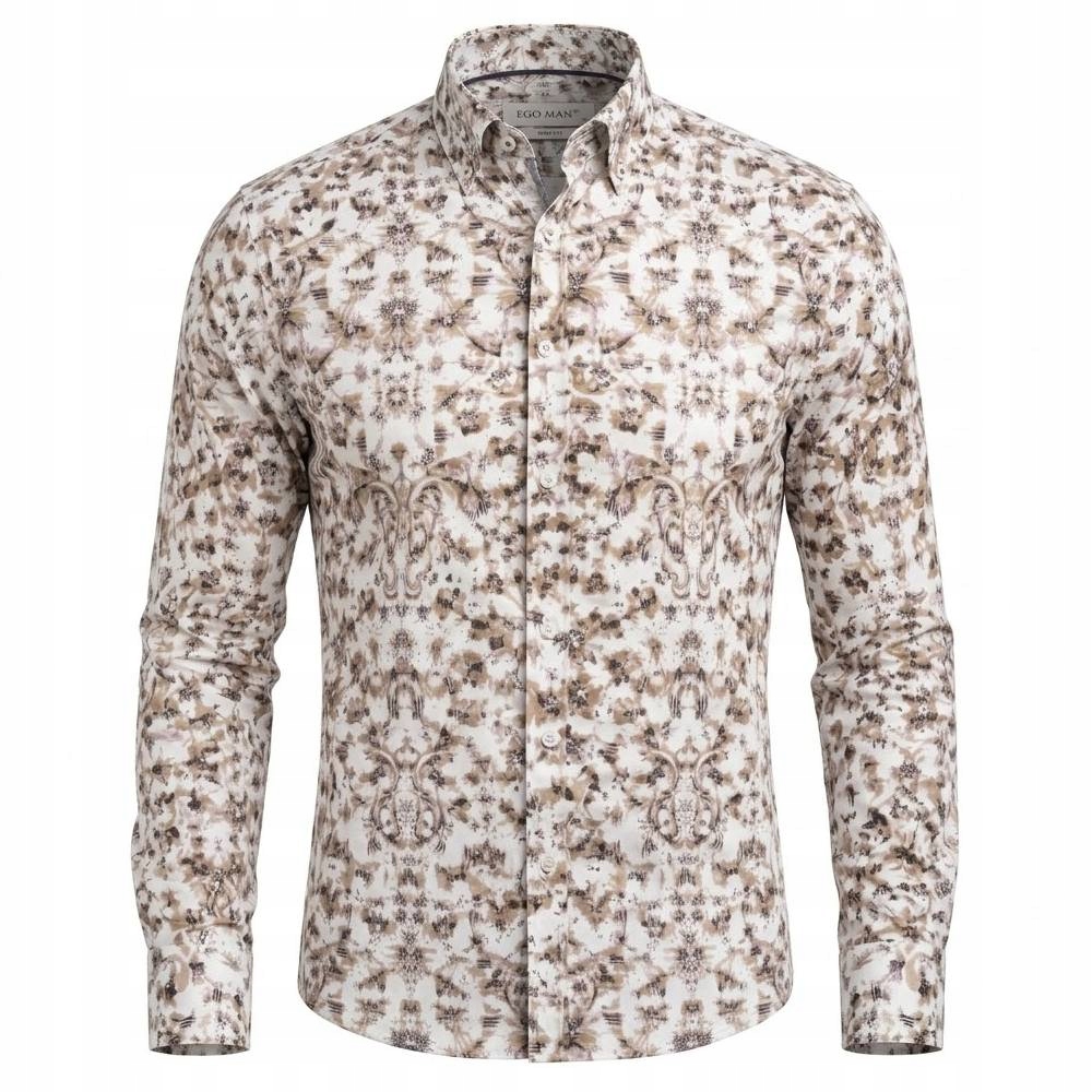 Ego Man košile pánská S0320-01 slim fit M bílá