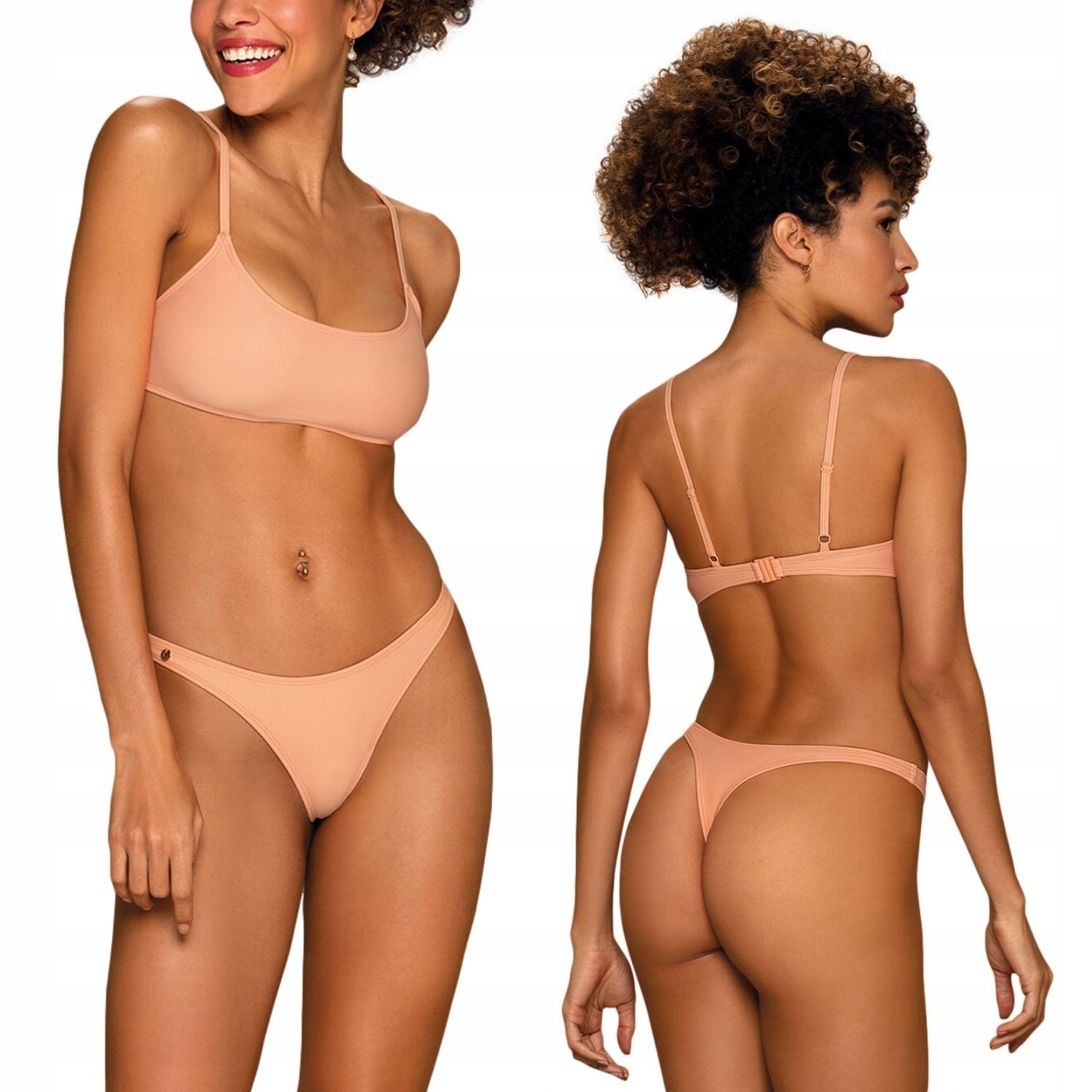 

Mexico Beach coral dwuczęściowy L Obsessive