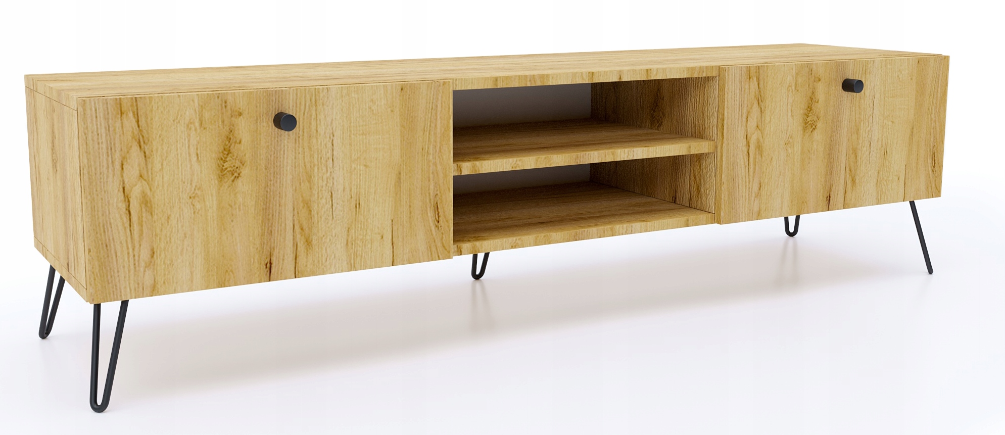 

Szafka Rtv komoda dąb złoty Loft industrial 180 cm