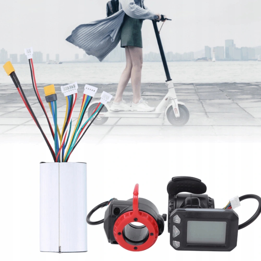 ROWER STEROWNIK KONTROLER HAMULCA PRZEPUSTNICY ZESTAW 24V 250W LCD MONITOR