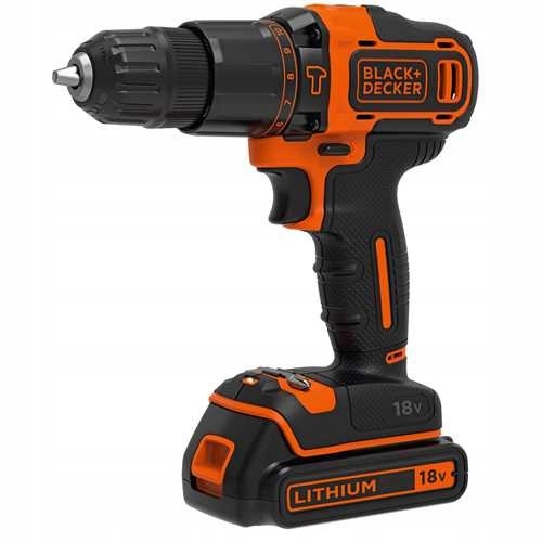 aku vrtačka 18V 1x1,5Ah, Black+Decker [BDCHD18-QW]