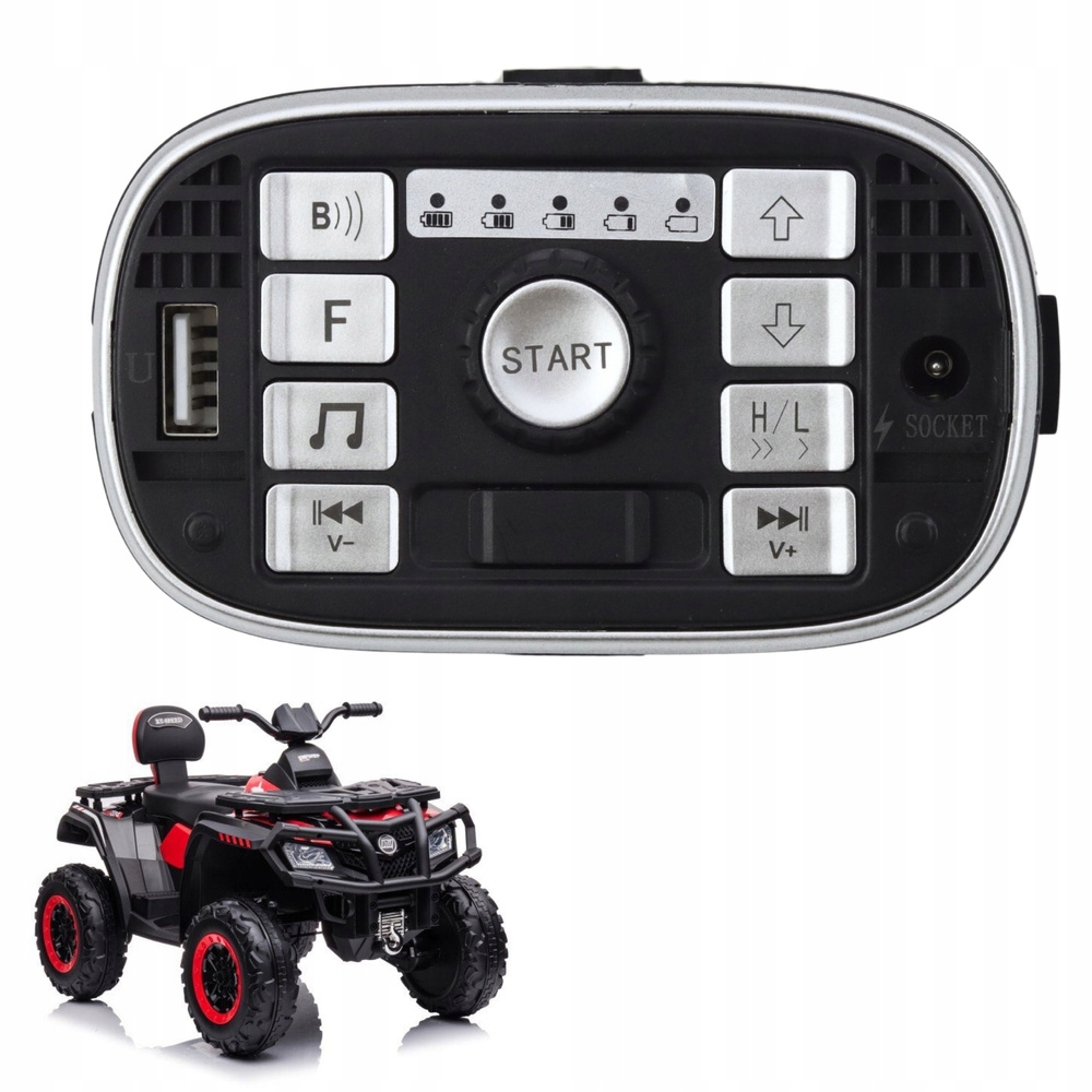 Panel Muzyczny do Pojazdu na Akumulator S615 24V