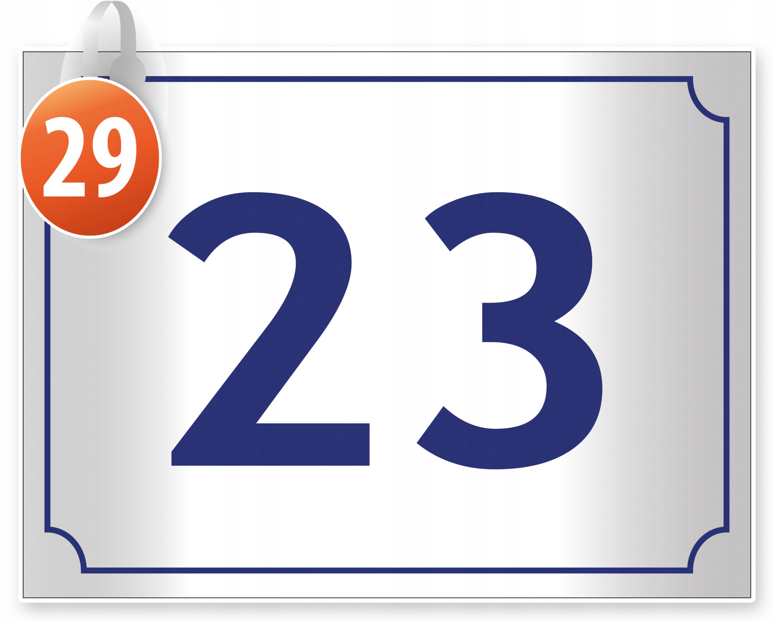 TABLICZKA ADRESOWA z numerem domu tablica 40x30 cm Kod producenta 40x30_ADR_29