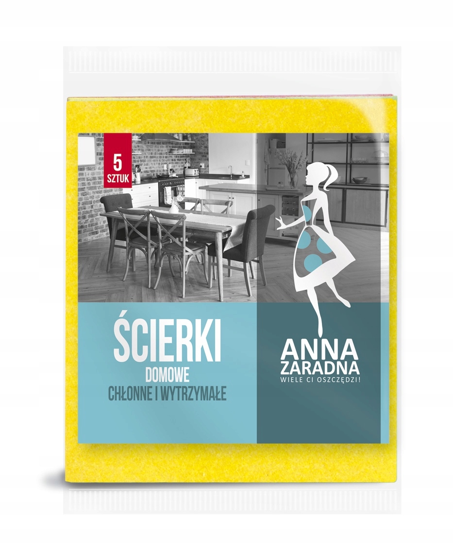 Levně 10X Anna Zaradna Domácí utěrky 5 ks