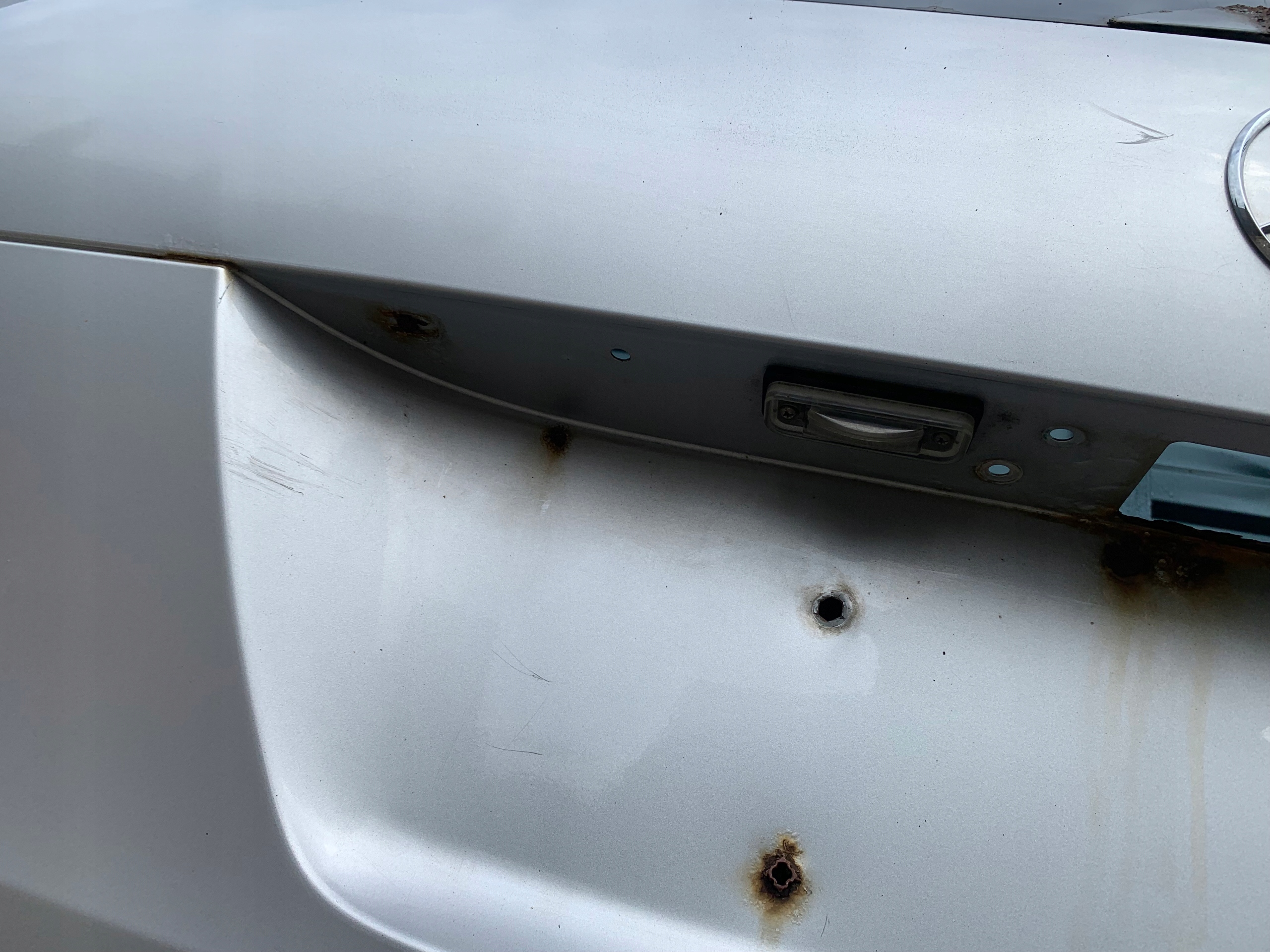 MERCEDES W211 KOMBI boot doors rear part boot C744 744