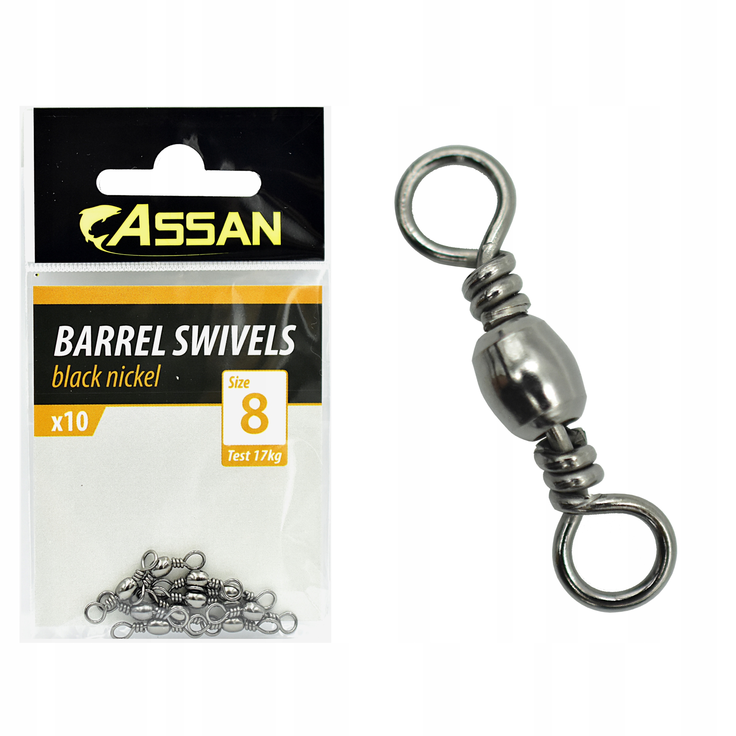 

Krętliki Baryłkowe Assan Krętlik 10szt r 8/17 kg