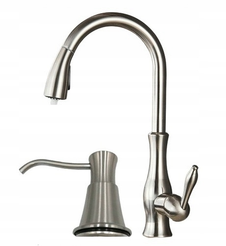Kuchynská batéria Retro Stal IX Inox Ww Dávkovač InoX