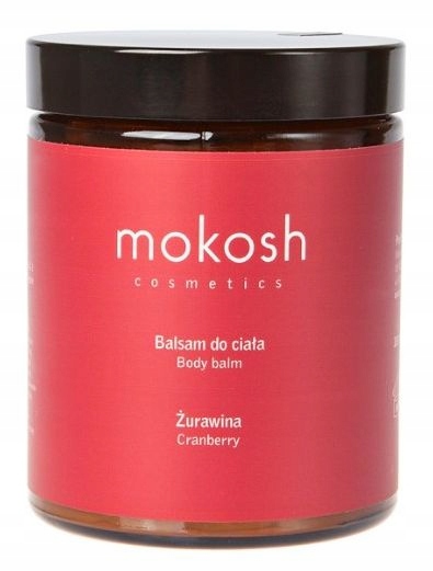 Mokosh Body Balm Cranberry Tělový Balzám Brusinky 180 ml