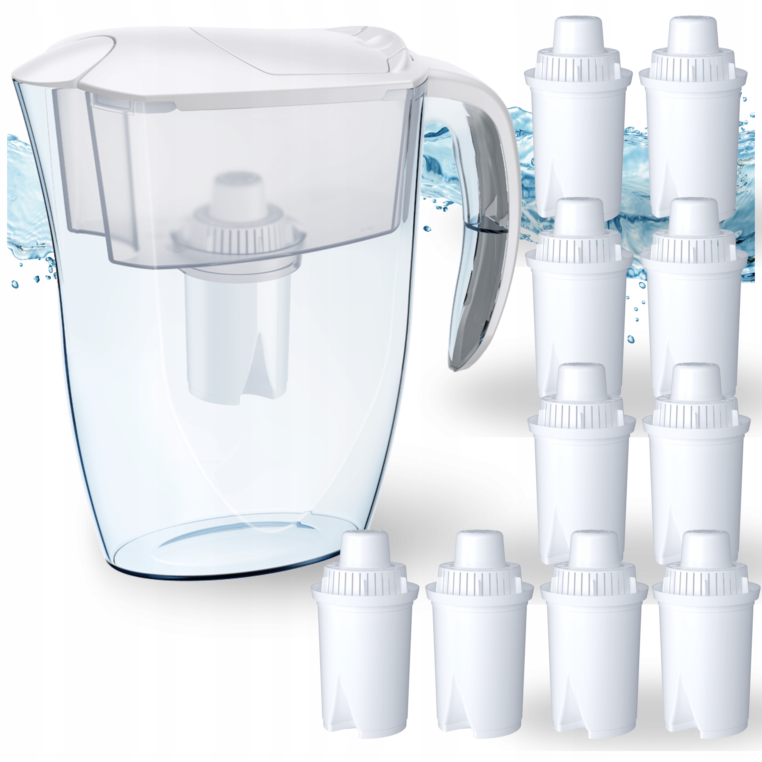 Filtrační Konvice Aquaphor Real 2,9L bílá, 10 filtračních vložek B15
