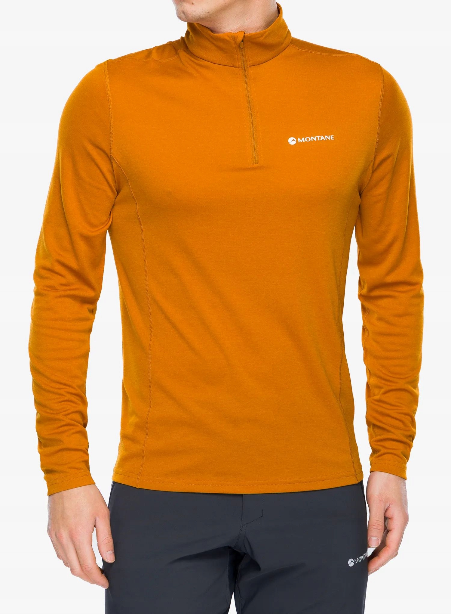 Mikina Montane Dart Zip Neck Amber M