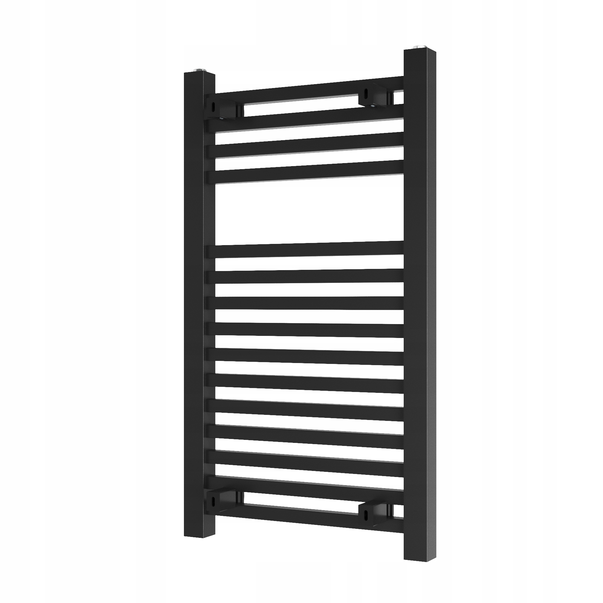 Koupelnový Radiátor Černý Žebříkový 80x45 cm Bergen Kaloryfer Moderní